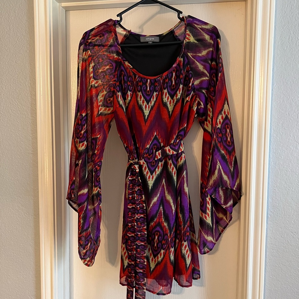 Umgee Cold-Shoulder Dress